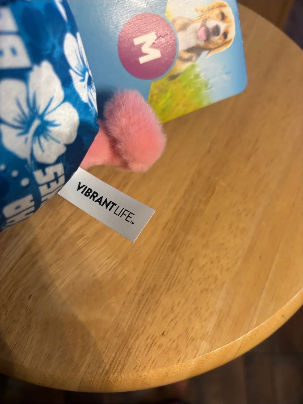 Vibrant Pink Plush Pig with Blue Floral Swimsuit Soft Squeaky Snuggle Toy